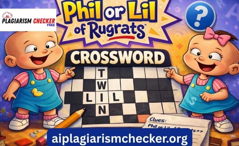 Phil or Lil of Rugrats Crossword Clue: Answer, Meaning & Puzzle Guide